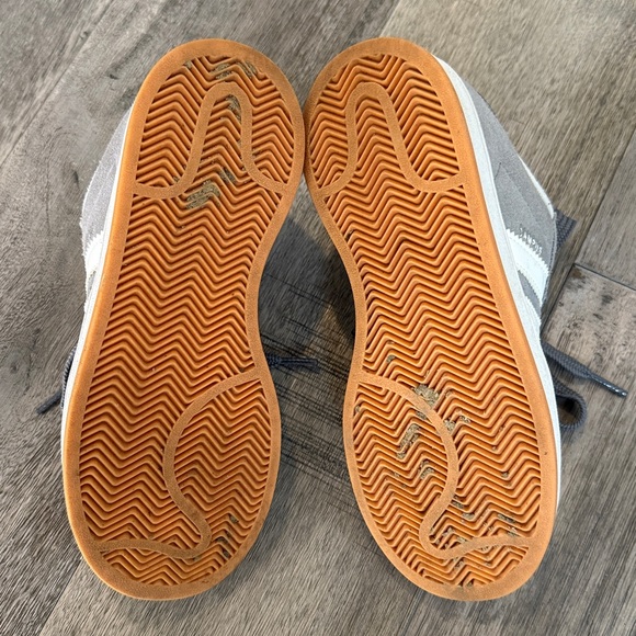 Adidas Classic Gray and White Campus Sneakers - Picture 6 of 10